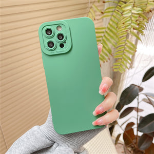 Soft Silicone Iphone Case (GREEN)