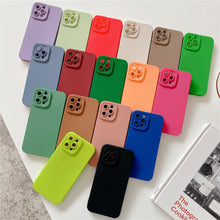 Load image into Gallery viewer, Soft Silicone Iphone Case (FLOURESCENT YELLOW)
