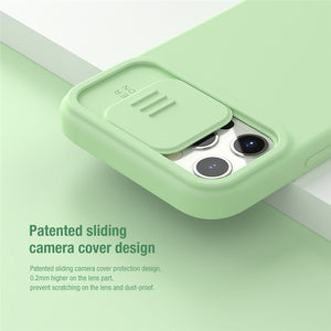 Silicone Case With Camera Protection (MINT BLUE)
