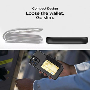 Iphone Wallet Case (NAVY BLUE)