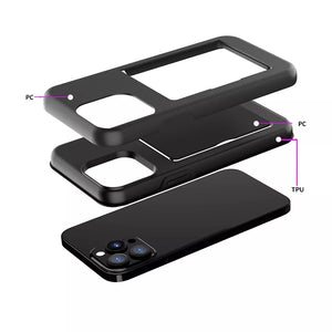 Iphone Wallet Case (NAVY BLUE)