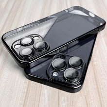 Carica l&#39;immagine nel visualizzatore di Gallery, NEW Plating Clear Shockproof Iphone Case (BLUE)
