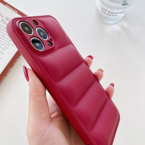 Jacket Cloth Cover For Iphone (SILVER)