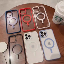 Load and play video in Gallery viewer, Transparent Wireless Charging Iphone Case (MATCHA GREEN)
