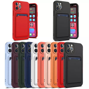 Silicone Wallet Case ( Red )