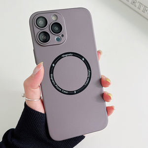 Magsafe Wireless Charging Iphone Case (PURPLE)