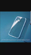 Carica e avvia il video nel visualizzatore di galleria, NEW Plating Clear Shockproof Iphone Case (BLUE)
