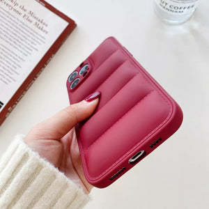 Jacket Cloth Cover For Iphone (SILVER)
