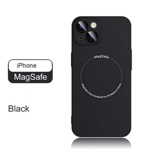 Magsafe Wireless Charging Iphone Case (BLACK)