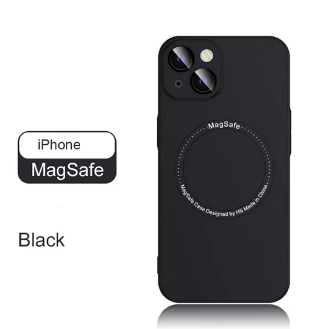 Magsafe Wireless Charging Iphone Case (BLACK)