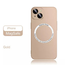 이미지를 갤러리 뷰어에 로드 , Magsafe Wireless Charging Iphone Case (GOLD)
