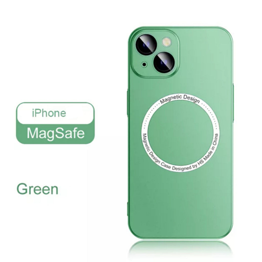 Magsafe Wireless Charging Iphone Case (GREEN)