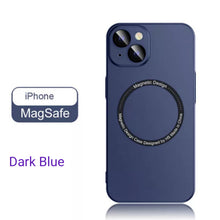 이미지를 갤러리 뷰어에 로드 , Magsafe Wireless Charging Iphone Case (DARK BLUE)
