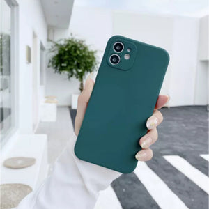 Ultra Thin Silicone Case For Iphone (GREEN)