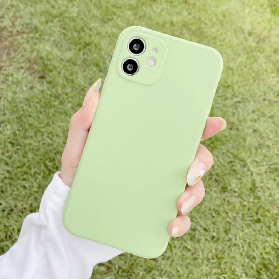 Ultra Thin Silicone Case For Iphone (FLUORESCENT GREEN)