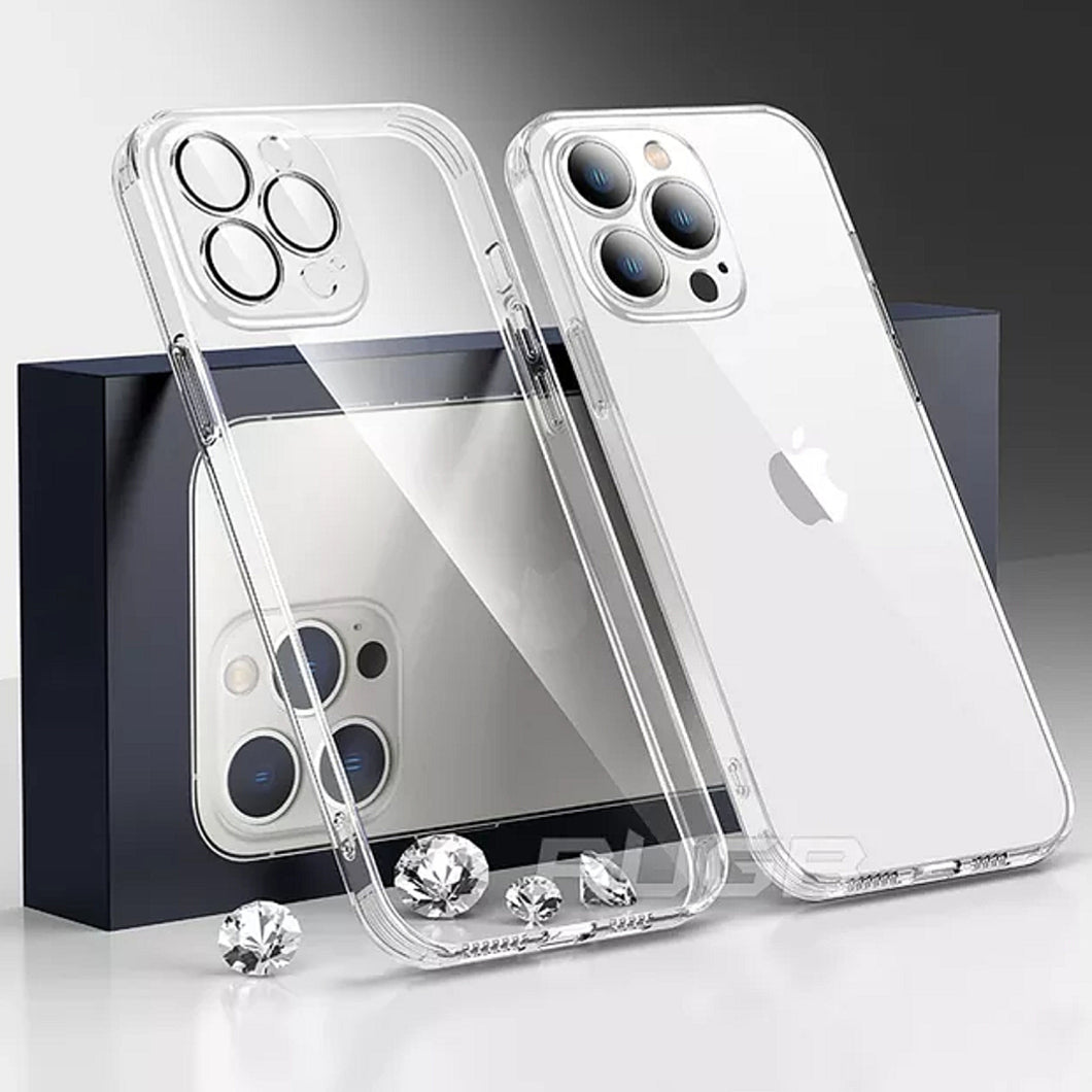 NEW Plating Clear Shockproof Iphone Case (TRANSPARENT)