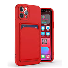 Load image into Gallery viewer, Silicone Wallet Case ( Red )
