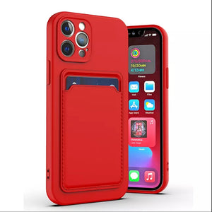 Silicone Wallet Case ( Red )