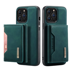 Magnetic Wallet Case For Iphone (GREEN)