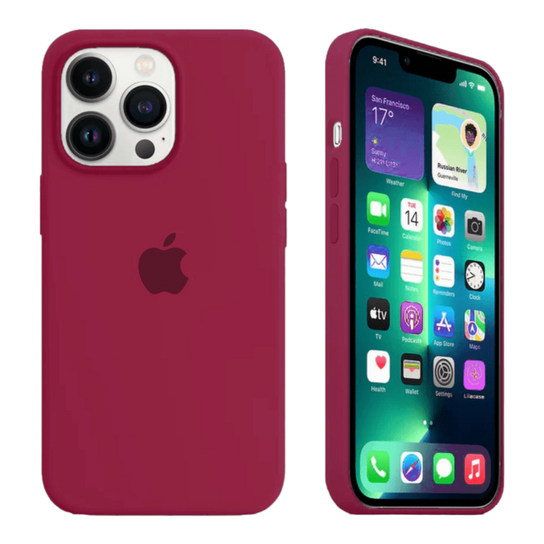 Silicone Case (RED PINK)