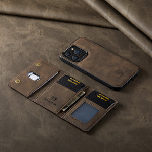 Magnetic Wallet Case (COFFEE)