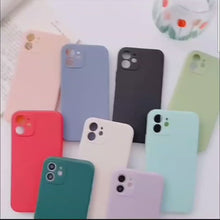 Load and play video in Gallery viewer, Ultra Thin Silicone Case For Iphone (PINK PURPLE)
