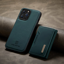이미지를 갤러리 뷰어에 로드 , Magnetic Wallet Case For Iphone (GREEN)
