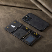이미지를 갤러리 뷰어에 로드 , Magnetic Wallet Case For Iphone (BLACK)
